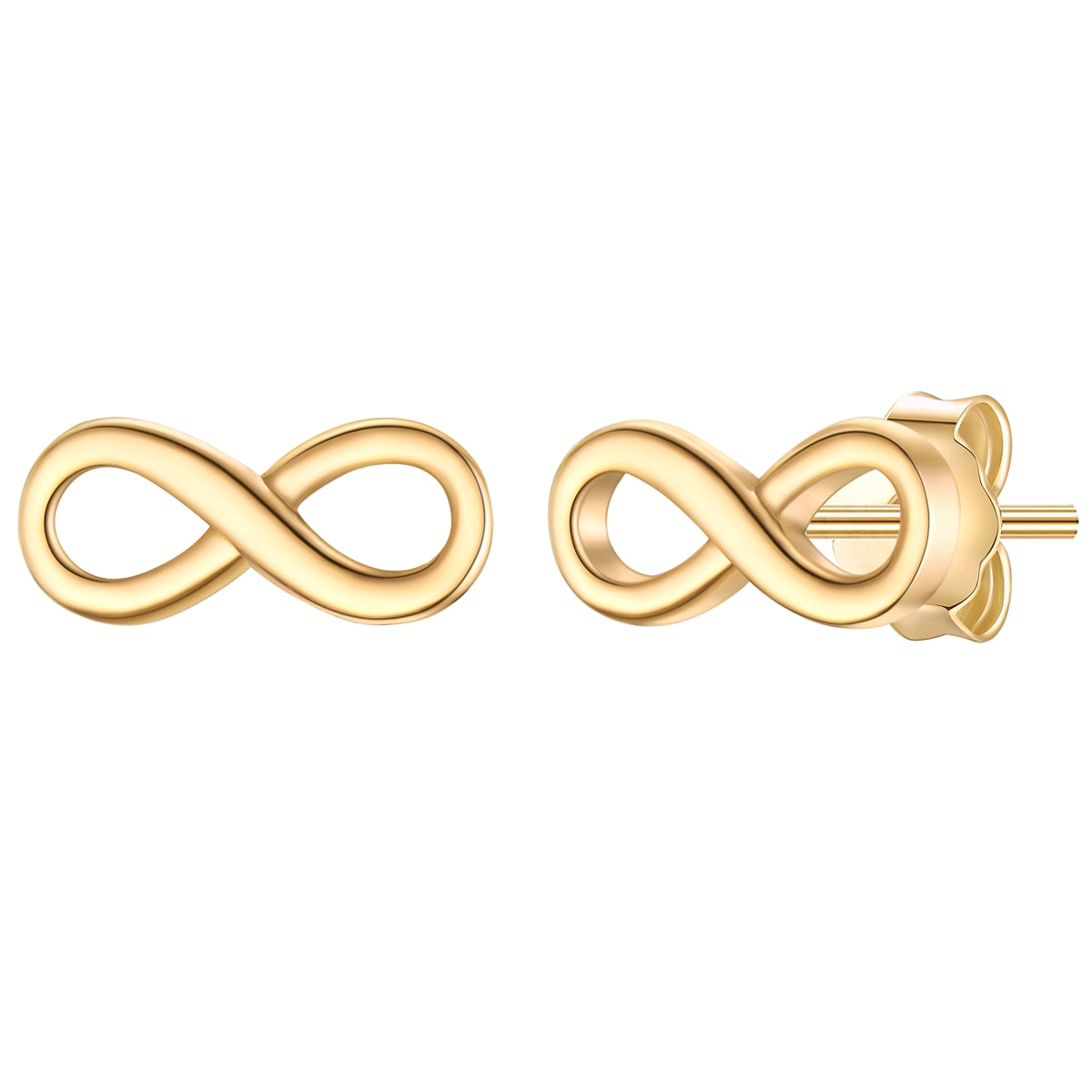 Infinity Ohrstecker gold