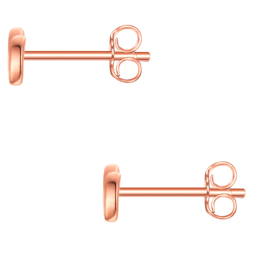 Infinity Ohrstecker roségold