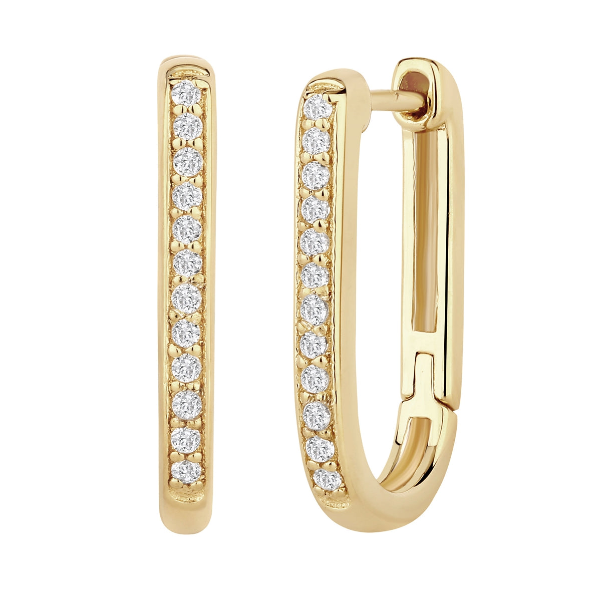 Goldene Creolen classic