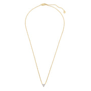 Kette mit Topas-Anhänger in Blütenform