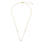 Goldfarbene Kette mit Topas-Anhänger