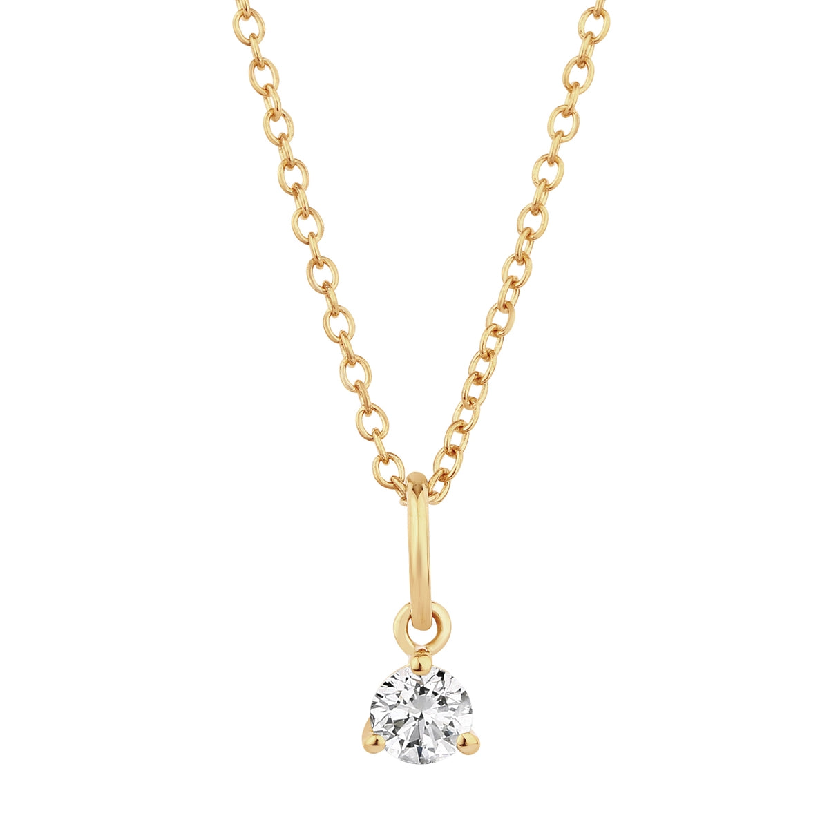 Kette mit Topas-Anhänger gold