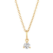 Kette mit Topas-Anhänger gold