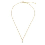 Kette mit Topas-Anhänger gold
