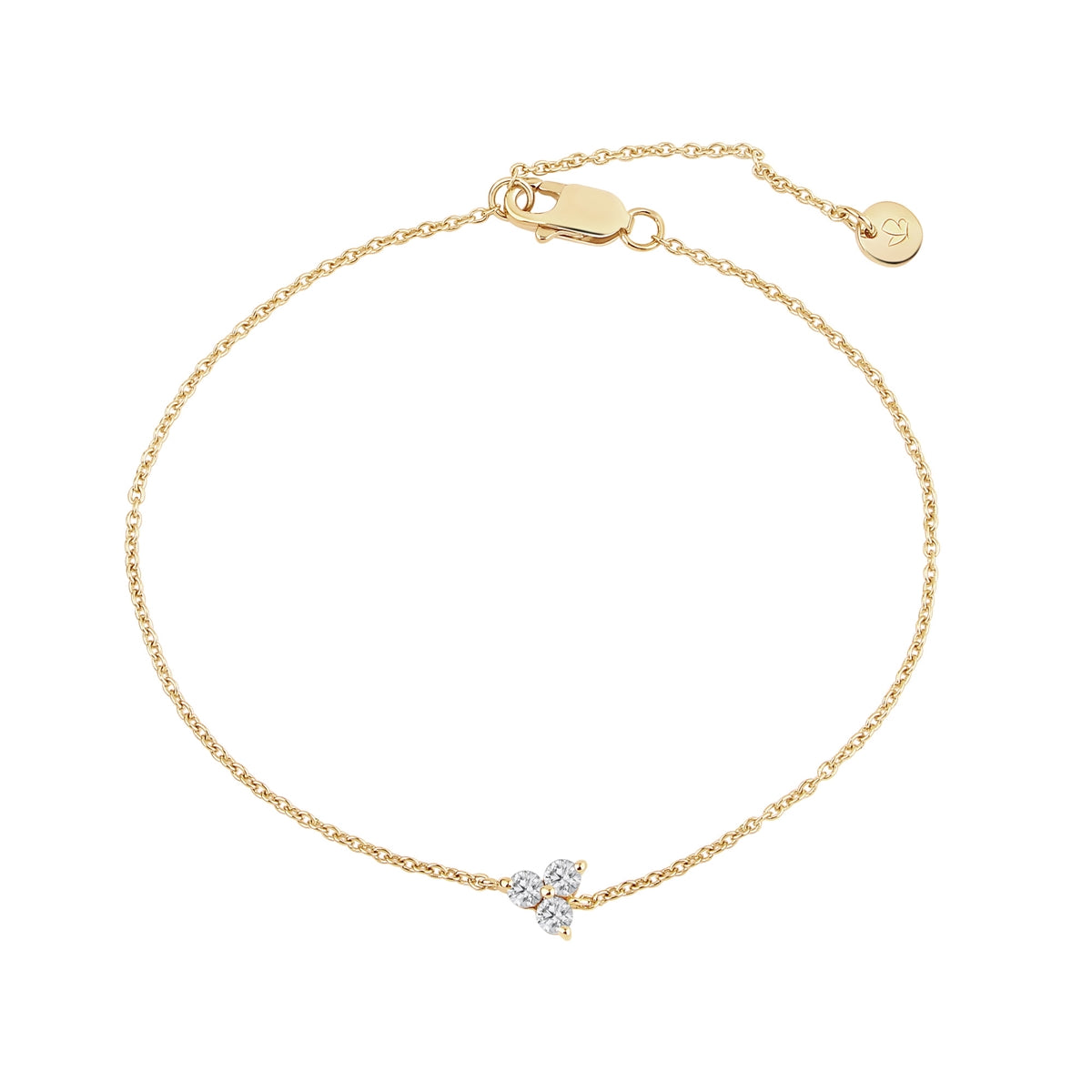 Armband mit Topas-Anhänger gold