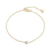Armband mit Topas-Anhänger gold