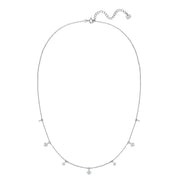 Kette mit kleinen Zirkonia-Anhängern