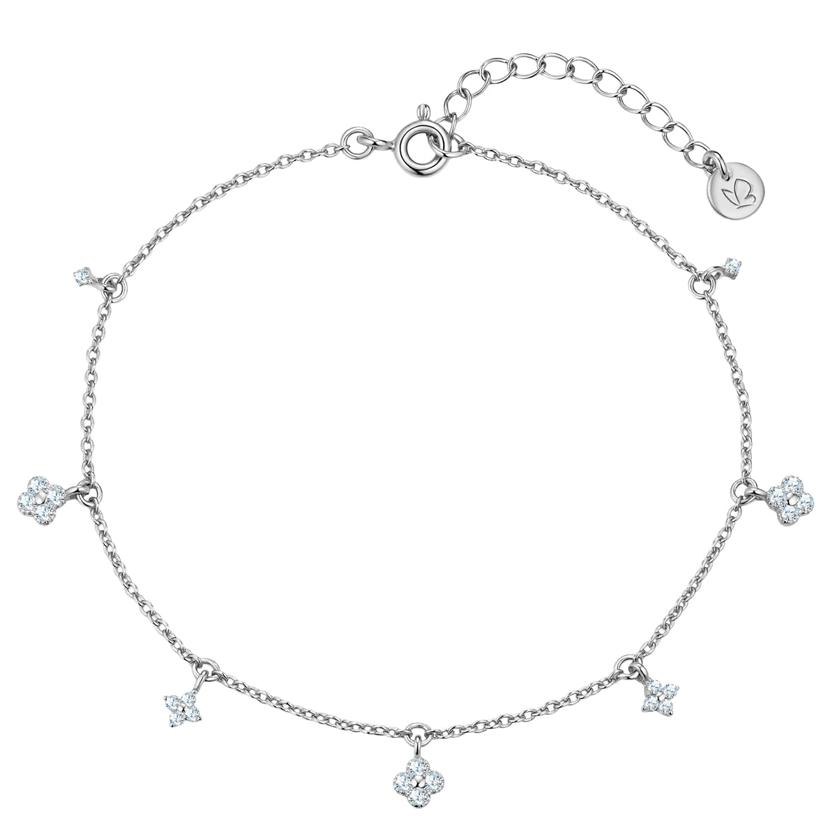 Armband mit Zirkonia-Anhängern