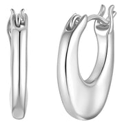 Creolen modern silber