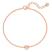Armband Tiny Hearts roségold