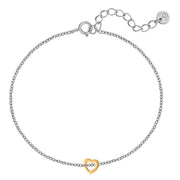 Armband Tiny Hearts bicolor