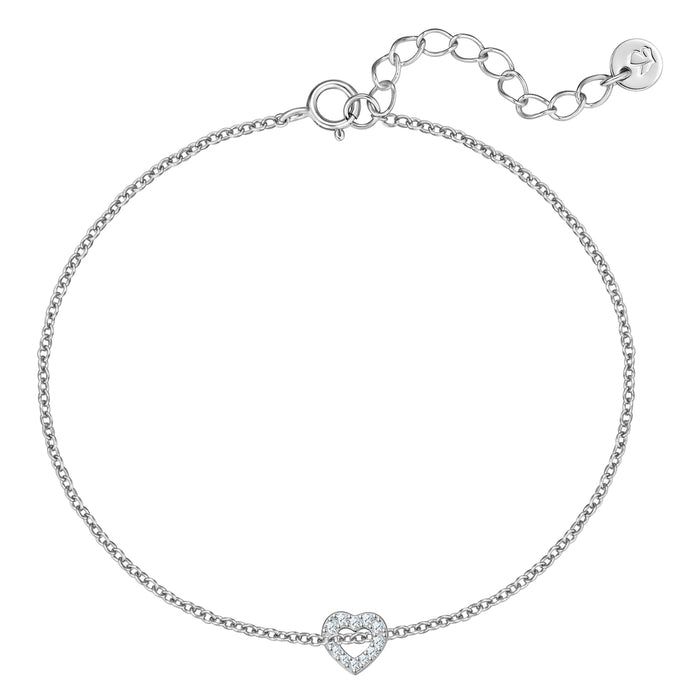Tiny Hearts Armband mit Zirkonia