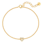 Armband Tiny Hearts mit Zirkonia