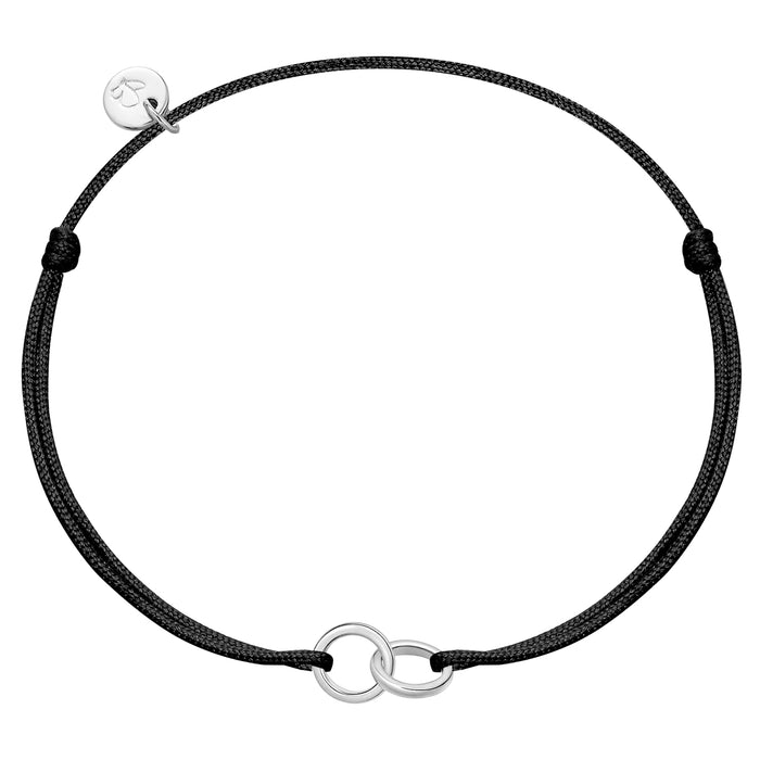 Textilarmband schwarz Twice