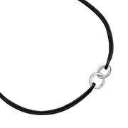 Textilarmband schwarz Twice