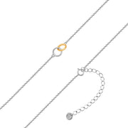 Kette Twice bicolor