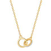 Kette Twice mit gold mit Zirkonia