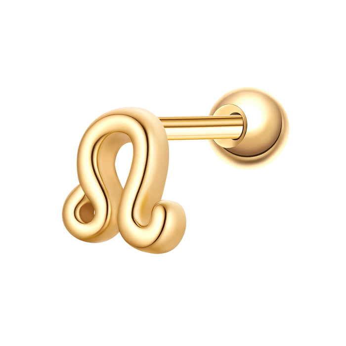 Piercing Sternzeichen Löwe gold