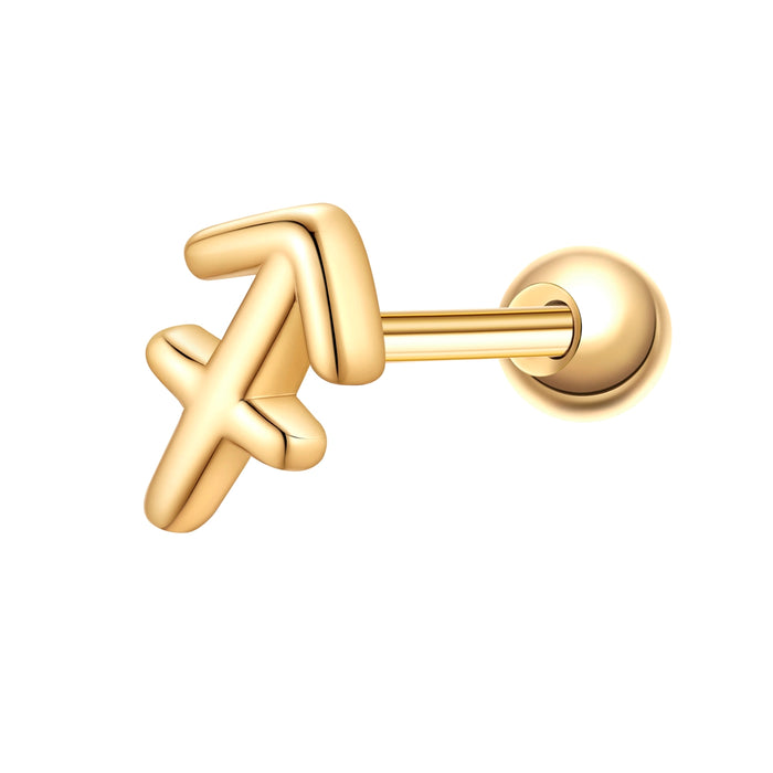 Piercing Sternzeichen Schütze gold
