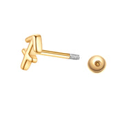 Piercing Sternzeichen Schütze gold