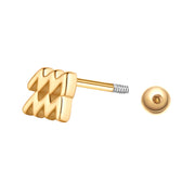 Piercing Sternzeichen Wassermann gold