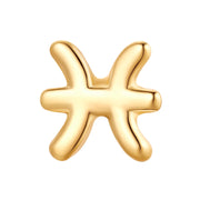 Piercing Sternzeichen Fische gold