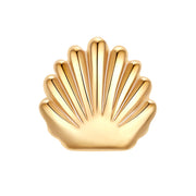 Piercing Muschel gold