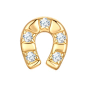 Piercing Hufeisen gold