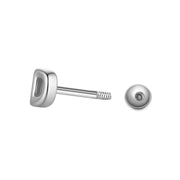Piercing Buchstabe D