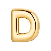 Piercing Buchstabe D gold