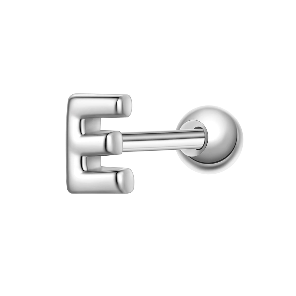Piercing Buchstabe E