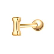 Piercing Buchstabe I gold