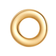 Piercing Buchstabe O gold