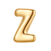 Piercing Buchstabe Z gold