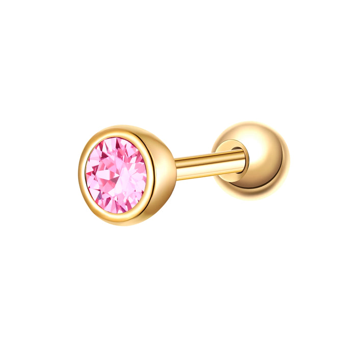 Geburtsstein-Piercing, Monat Oktober pink