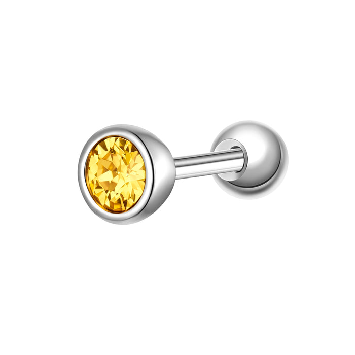 Piercing Geburtsstein November gelb