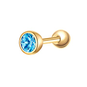 Geburtsstein Piercing gold