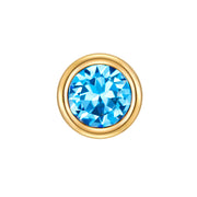 Geburtsstein Piercing gold