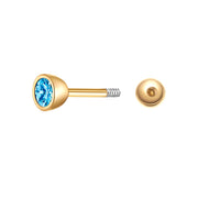 Geburtsstein Piercing gold