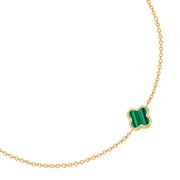 Armband Clover Malachit (synth.)