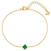 Armband Clover Malachit (synth.)