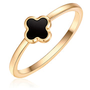 Ring Clover Achat