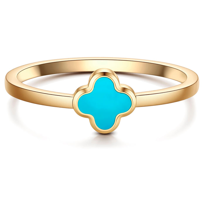 Ring Clover Türkis (synth.)