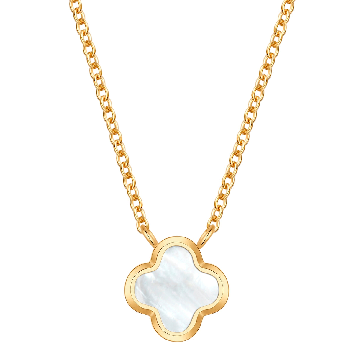 Kette Clover Perlmutt