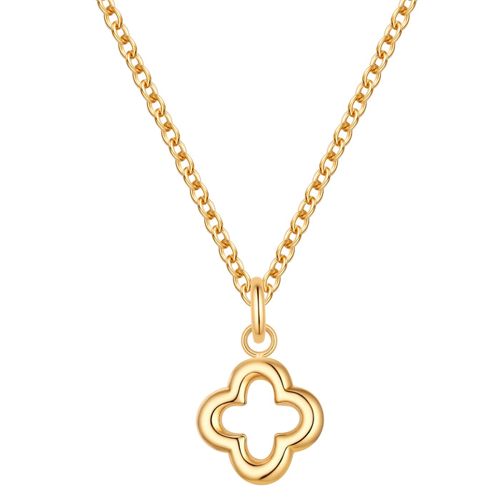 Kette Clover gold aus Edelstahl vergoldet