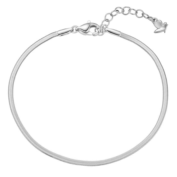 Schlangenarmband silber