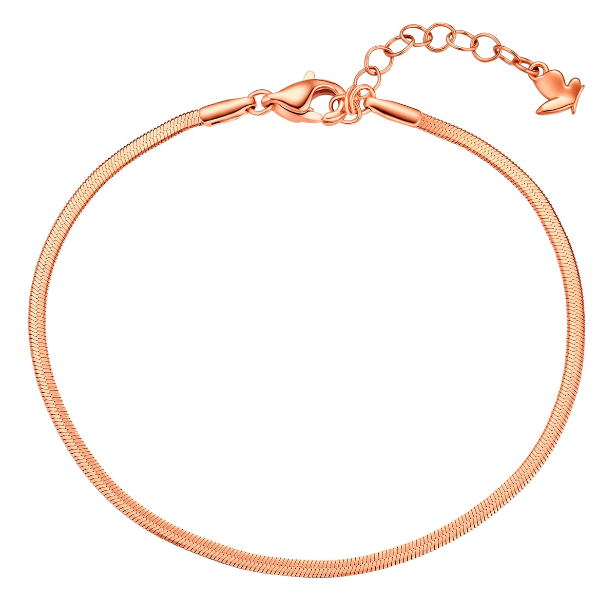 Schlangenarmband roségold