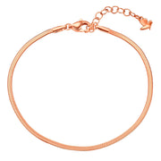 Schlangenarmband roségold