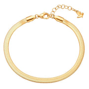 Goldenes Schlangenarmband aus Edelstahl vergoldet