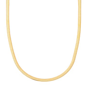 Goldene Schlangenkette aus Edelstahl vergoldet